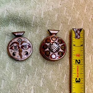 Two silver pendants